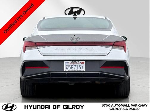 Serenity White 2025 Hyundai ELANTRA SEL