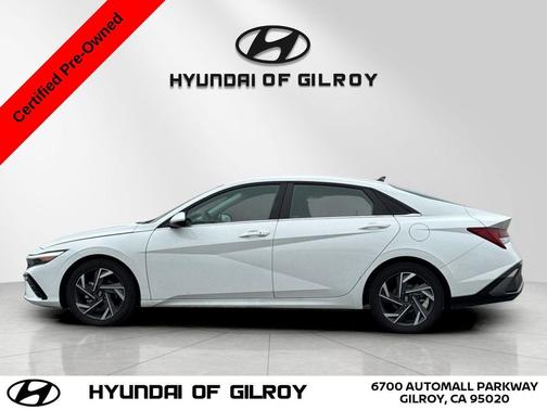 Serenity White 2025 Hyundai ELANTRA SEL