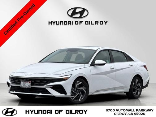 Serenity White 2025 Hyundai ELANTRA SEL