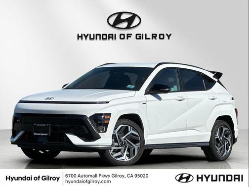 Atlas White 2025 Hyundai KONA N Line S
