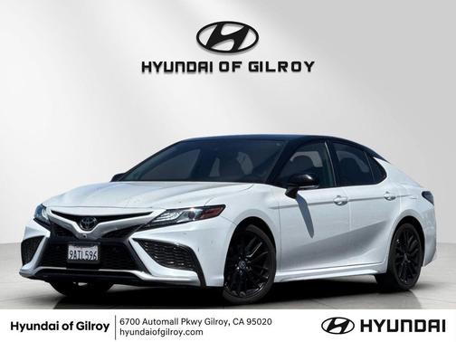 Midnight Black Metallic 2022 Toyota Camry XSE