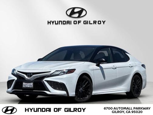 Midnight Black Metallic 2022 Toyota Camry XSE