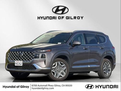 Portofino Gray 2023 Hyundai Santa Fe Plug-In Hybrid Limited