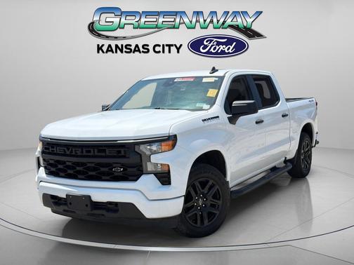 Summit White 2024 Chevrolet Silverado 1500 Custom