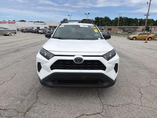 Super White 2021 Toyota RAV4 Hybrid LE