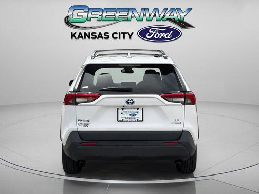 Super White 2021 Toyota RAV4 Hybrid LE