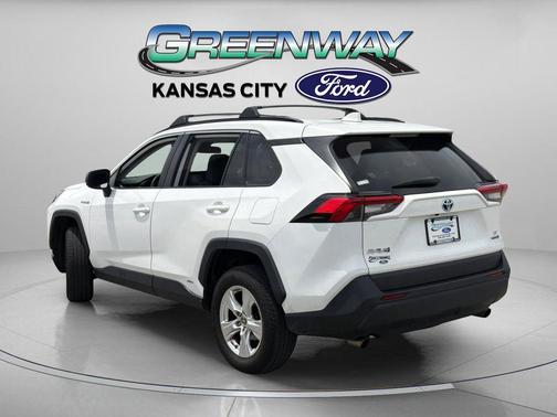 Super White 2021 Toyota RAV4 Hybrid LE