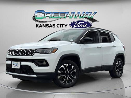 Bright White Clearcoat 2024 Jeep Compass Limited