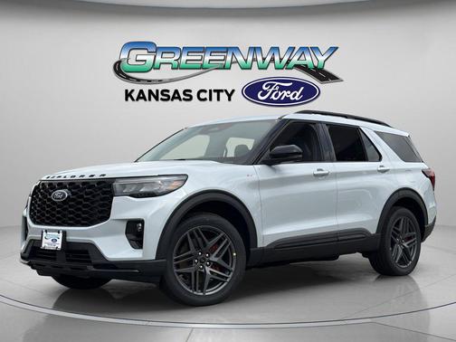 SPACE WHITE METALLIC 2026 Ford Explorer ST-Line