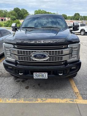 Shadow Black 2017 Ford F-250 Platinum