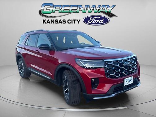 Rapid Red Metallic Tinted Clearcoat 2026 Ford Explorer Platinum