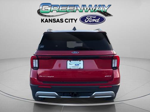 Rapid Red Metallic Tinted Clearcoat 2026 Ford Explorer Platinum