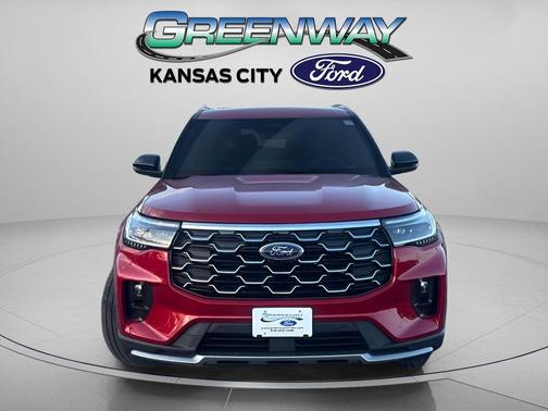 Rapid Red Metallic Tinted Clearcoat 2026 Ford Explorer Platinum