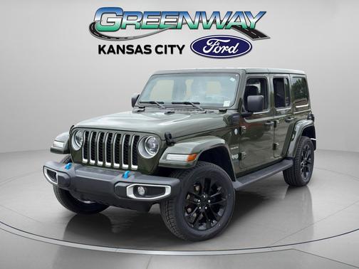 Sarge Green Clearcoat 2023 Jeep Wrangler 4xe Sahara
