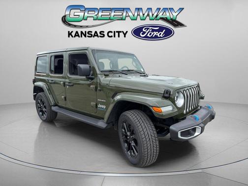 Sarge Green Clearcoat 2023 Jeep Wrangler 4xe Sahara