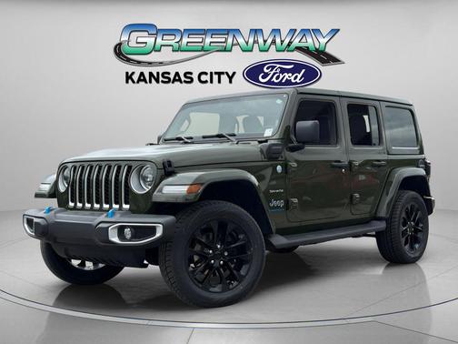 Sarge Green Clearcoat 2023 Jeep Wrangler 4xe Sahara