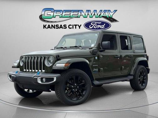 Sarge Green Clearcoat 2023 Jeep Wrangler 4xe Sahara