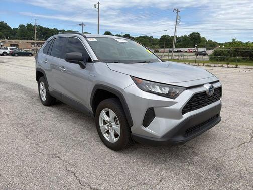 Silver Sky Metallic 2021 Toyota RAV4 Hybrid LE