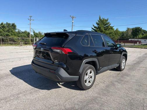 Midnight Black Metallic 2021 Toyota RAV4 Hybrid LE