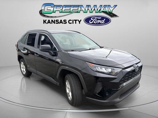 Midnight Black Metallic 2021 Toyota RAV4 Hybrid LE