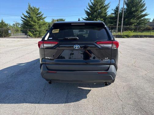 Midnight Black Metallic 2021 Toyota RAV4 Hybrid LE