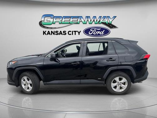 Midnight Black Metallic 2021 Toyota RAV4 Hybrid LE