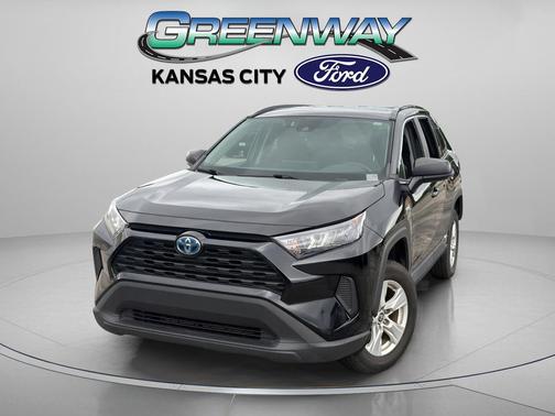 Midnight Black Metallic 2021 Toyota RAV4 Hybrid LE