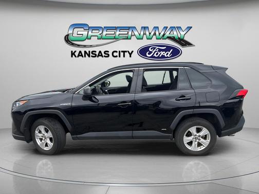 Midnight Black Metallic 2021 Toyota RAV4 Hybrid LE