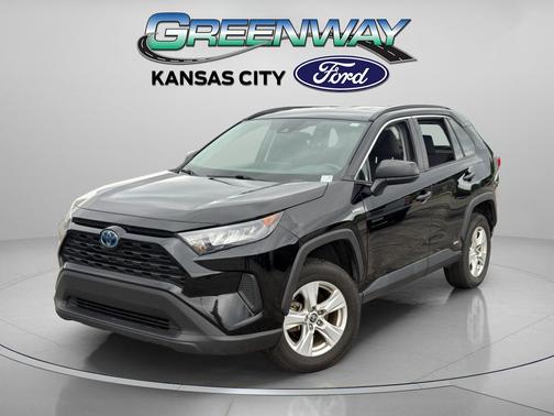 Midnight Black Metallic 2021 Toyota RAV4 Hybrid LE