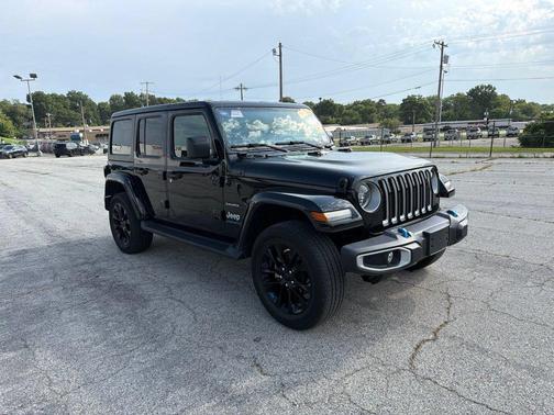 Black Clearcoat 2023 Jeep Wrangler 4xe Sahara
