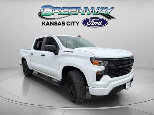 Summit White 2023 Chevrolet Silverado 1500 Custom