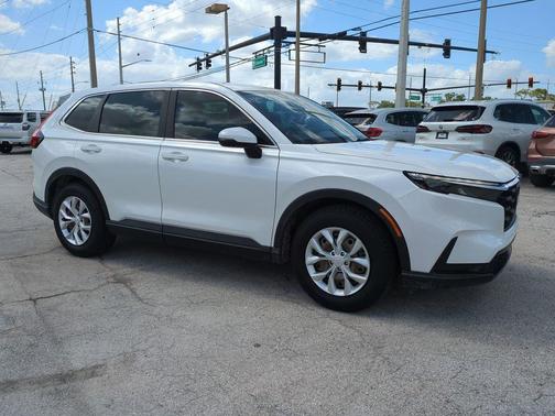 Platinum White Pearl 2023 Honda CR-V LX 2WD