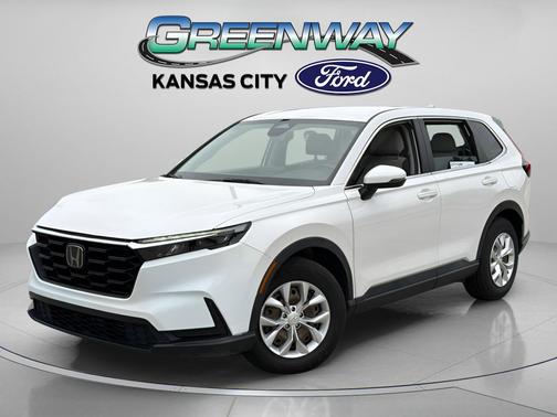 Platinum White Pearl 2023 Honda CR-V LX 2WD