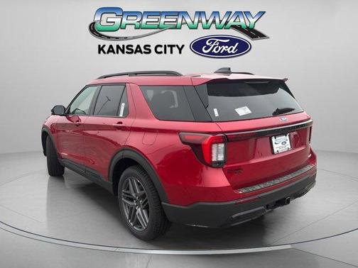 Rapid Red Metallic Tinted Clearcoat 2026 Ford Explorer ST-Line