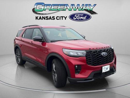 Rapid Red Metallic Tinted Clearcoat 2026 Ford Explorer ST-Line