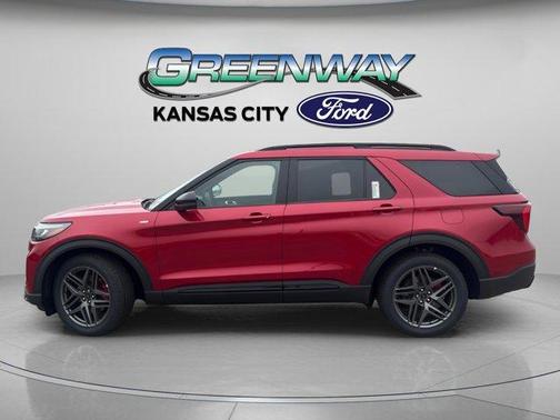 Rapid Red Metallic Tinted Clearcoat 2026 Ford Explorer ST-Line