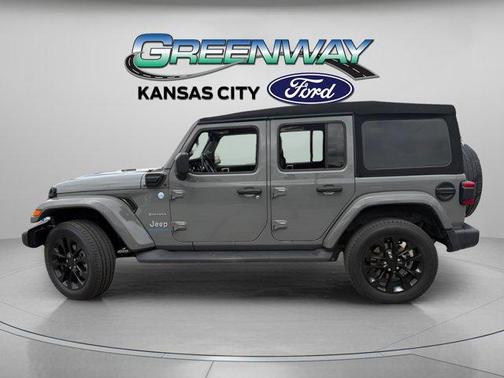 Sting Gray Clearcoat 2023 Jeep Wrangler 4xe Sahara