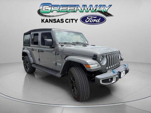 Sting-Gray Clearcoat 2023 Jeep Wrangler 4xe Sahara