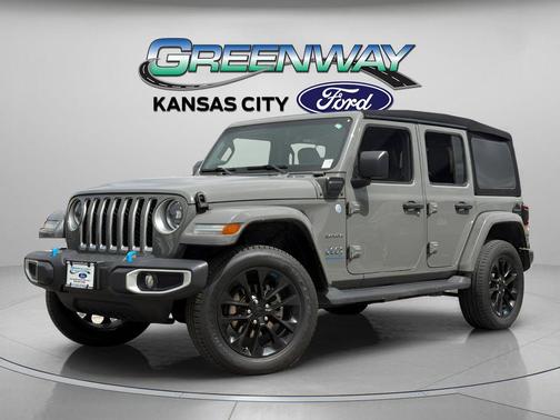 Sting-Gray Clearcoat 2023 Jeep Wrangler 4xe Sahara