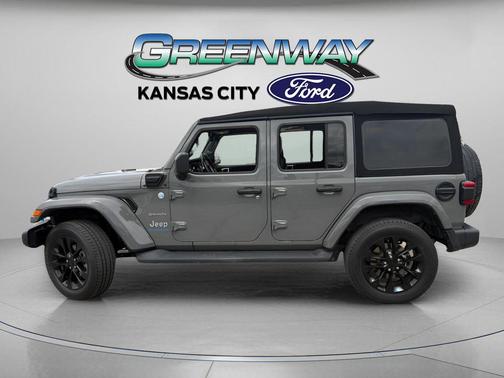 Sting-Gray Clearcoat 2023 Jeep Wrangler 4xe Sahara