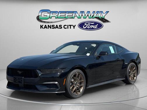 Shadow Black 2025 Ford Mustang EcoBoost Premium