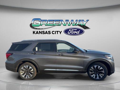Carbonized Gray Metallic 2026 Ford Explorer Platinum