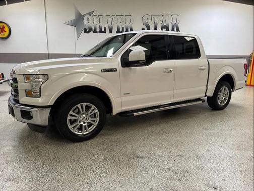 White 2015 Ford F-150 Lariat