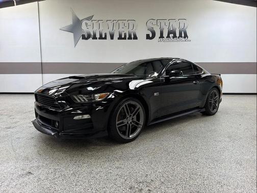 Black 2015 Ford Mustang Roush Stage 2