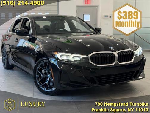 Black Sapphire Metallic 2025 BMW 330 330i Sedan