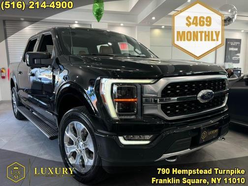Agate Black Metallic 2021 Ford F-150 Platinum