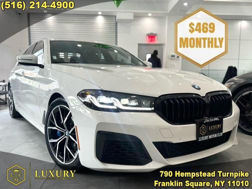 Alpine White 2022 BMW 540 i xDrive