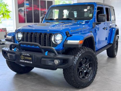 Hydro Blue Pearlcoat 2023 Jeep Wrangler 4xe Rubicon 20th Anniversary