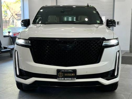 Crystal White Tricoat 2023 Cadillac Escalade ESV Premium Luxury