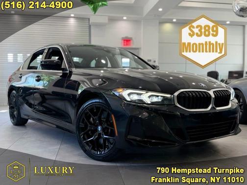 Black Sapphire Metallic 2025 BMW 330 330i Sedan